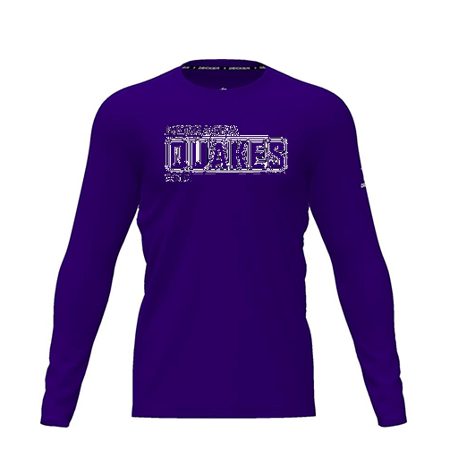 [CUS-DRIF-TEES-PER-CNK-LSL-PUR-YXS-LOGO3] Dri Fit Performance T-Shirt (Youth XS, Purple, Logo 3, Long Sleeve)