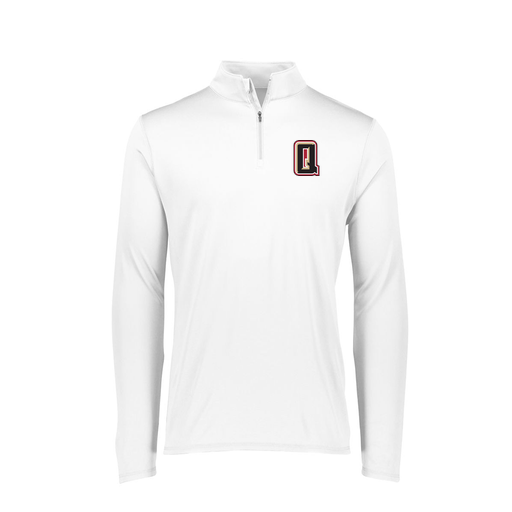 [FTLQFLWH-FAXS-LOGO2] Decker Women's Flex-Lite 1/4 Zip Shirt (Female Adult XS, White, Logo 2)