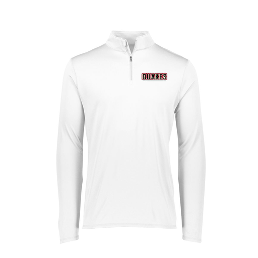 [2787.005.XS-LOGO3] Ladies Dri Fit 1/4 Zip Shirt (Female Adult XS, White, Logo 3)