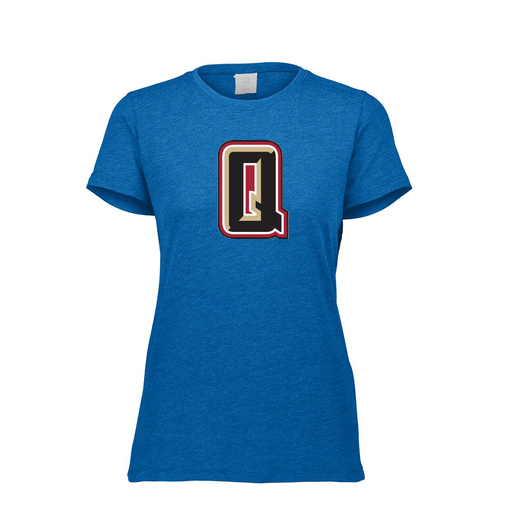 [FTSCUBRY-FAXS-LOGO2] Decker Women's Tri-Blend T-Shirt - Short Sleeve (Female Adult XS, Royal, Logo 2)