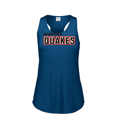 [3078.U22.S-LOGO1] Ladies Tri Blend Tank Top (Female Adult S, Navy, Logo 1)