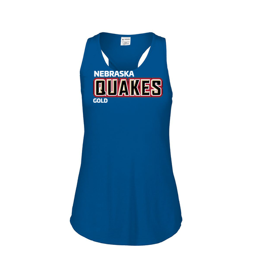 [3078.U55.S-LOGO3] Ladies Tri Blend Tank Top (Female Adult S, Royal, Logo 3)