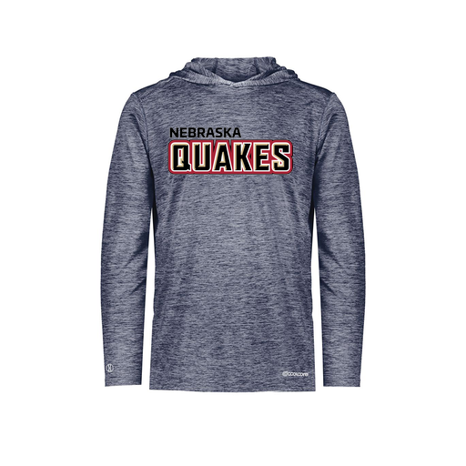 [FOLHCGNV-AS-LOGO1] Decker Men's Charge Hoodie (Adult S, Navy, Logo 1)