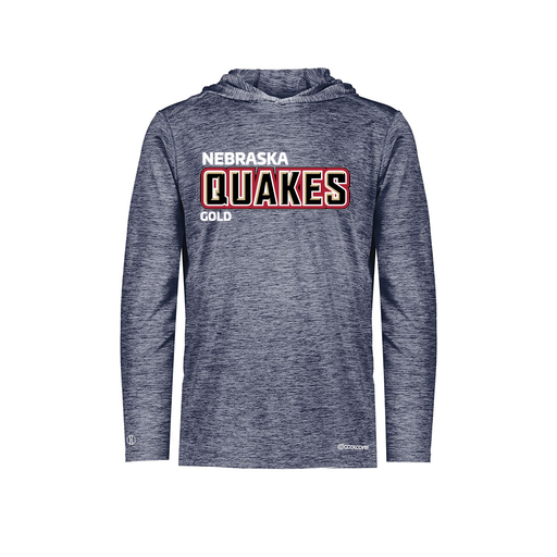 [FOLHCGNV-AS-LOGO3] Decker Men's Charge Hoodie (Adult S, Navy, Logo 3)