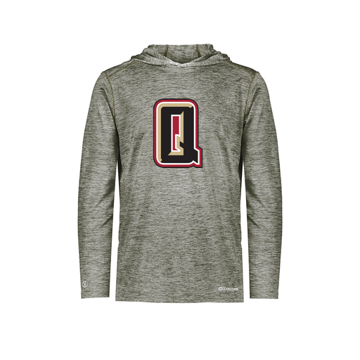 [FOLHCGGY-AS-LOGO2] Decker Men's Charge Hoodie (Adult S, Gray, Logo 2)