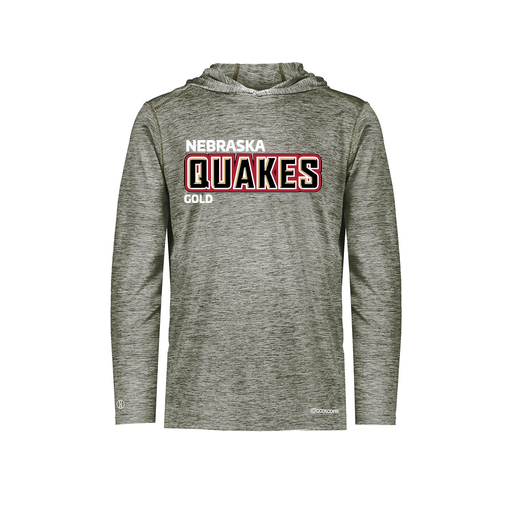 [FOLHCGGY-AS-LOGO3] Decker Men's Charge Hoodie (Adult S, Gray, Logo 3)