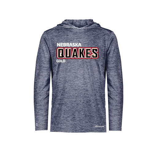 [FOLHCGNV-YS-LOGO3] Decker Youth Charge Hoodie (Youth S, Navy, Logo 3)