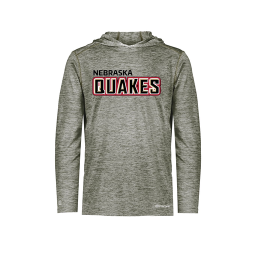 [FOLHCGGY-YS-LOGO1] Decker Youth Charge Hoodie (Youth S, Gray, Logo 1)