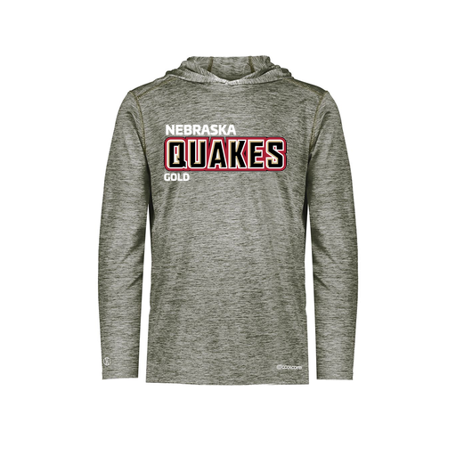 [FOLHCGGY-YS-LOGO3] Decker Youth Charge Hoodie (Youth S, Gray, Logo 3)