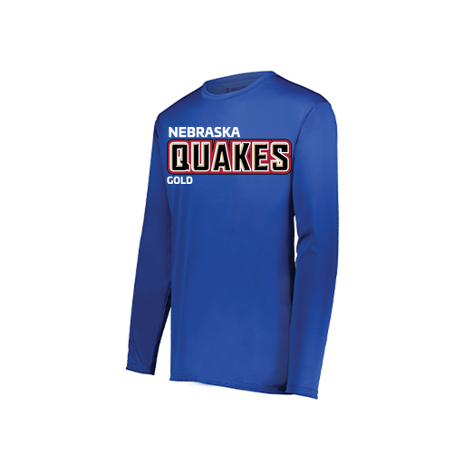 [222822.060.XS-LOGO3] Men's LS Smooth Sport Shirt (Adult XS, Royal, Logo 3)