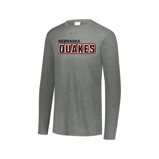 [3075.013.XS-LOGO1] Men's LS Ultra-blend T-Shirt (Adult XS, Gray, Logo 1)