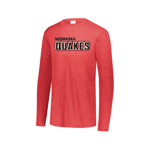[3075.V96.XS-LOGO1] Men's LS Ultra-blend T-Shirt (Adult XS, Red, Logo 1)