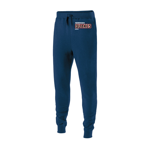 [229548.065.XS-LOGO3] Men's 60/40 Fleece Jogger (Adult XS, Navy, Logo 3)