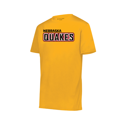 [222819.025.XXS-LOGO1] Youth Movement Dri Fit Shirt (Youth XXS, Athletic Gold, Logo 1)