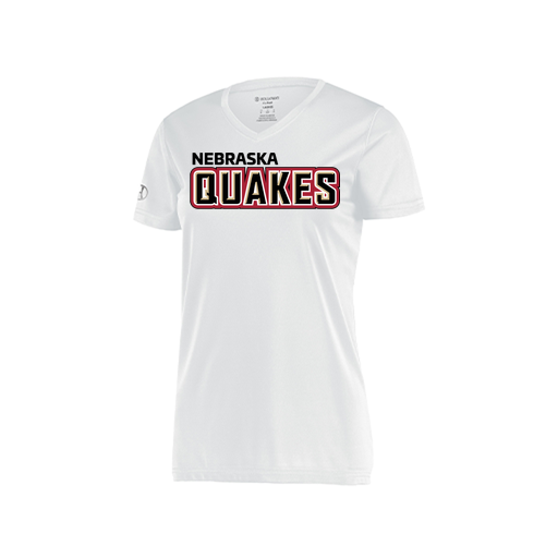 [222820.005.S-LOGO1] Ladies Movement Dri Fit Shirt (Female Adult S, White, Logo 1)