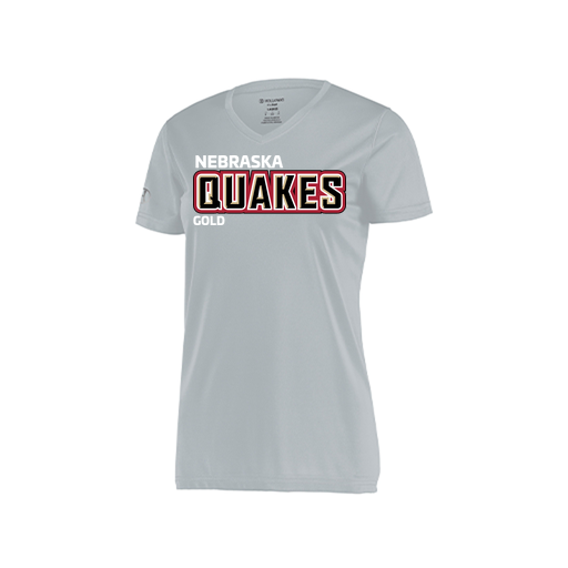 [222820.099.S-LOGO3] Ladies Movement Dri Fit Shirt (Female Adult S, Silver, Logo 3)