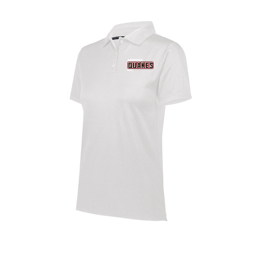 [222768.005.XS-LOGO3] Ladies Prism Polo (Female Adult XS, White, Logo 3)